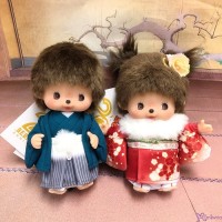 223145+52 Monchhichi Baby Bebichhichi Plush 2023 Kimono BOY & GIRL
